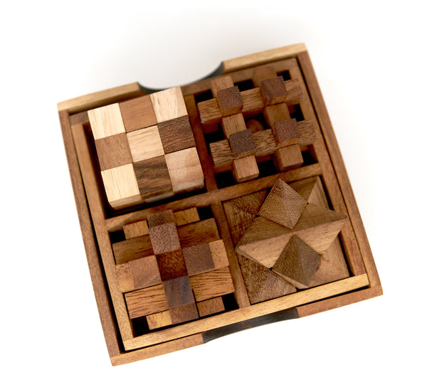 3-in-1 Wooden Puzzle Games Set with Wood Interlocking Blocks at Rs  499/piece, Wooden Puzzle in Roorkee